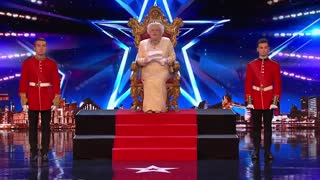 OMG! Did the Queen just say that?! | Auditions | BGT 2019