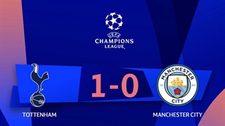 خلاصۀ دیدار تاتنهام 1_0 منچسترسیتی (مرحلۀ یک‌چهارم نهایی لیگ قهرمانان اروپا)