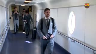 سفر بارسلونا به منچستر برای دیدار با شیاطین سرخ