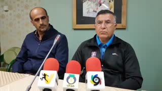 اختصاصی ورزش 11؛ کنفرانس خبری مجید جلالی پیش از دیدارمقابل ماشین‌سازی تبریز