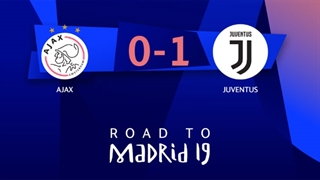 خلاصۀ دیدار آژاکس 1_1 یوونتوس (مرحلۀ یک‌چهارم نهایی لیگ قهرمانان اروپا)