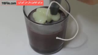 ترفندهای شمع سازی-شمع گلاسه