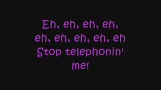 Lady Gaga ft. Beyonce - Telephone - Lyrics on screen (لیدی گاگا و بیانسه)