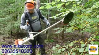 نحوه کار با علف تراش- کار با حاشیه زن- کار با علفزن