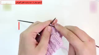 آموزش جدیدترین  مدل های دستکش بافت دخترونه