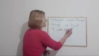 آموزش Although- Even though