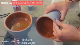 ساخت آبنمای خانگی با صدف و گوش ماهی