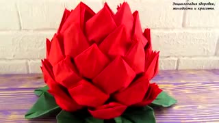 خرید فیلم آموزش گل پارچه ای بسیار زیبا