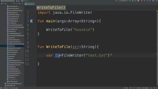 نوشتن بر روی فایل در کاتلین