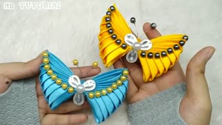 خرید فیلم آموزش ساخت پروانه زیبا با روبان