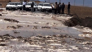 بارش باران و سیلاب در شهرستان کلات استان خراسان رضوی