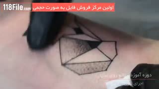 10آموزش تتو و خالکوبی دخترونه روی پا