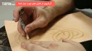 حکاکی روی چرم طرح های سنتی