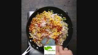 نحوه تهیه یک غذای خوشمزه با مخلوطی از گوشت و سبزیجات - سبزی لاین