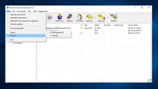 آموزش IDM - آموزش Export و Import و Speed Limiter
