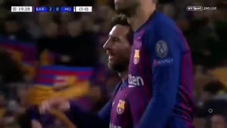 خلاصه دیدار بارسلونا 3_0 منچستریونایتد ( لیگ قهرمانان اروپا)