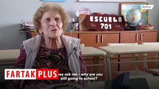 ادامه تحصیل زن آرژانتینی در سن ۹۹ سالگی!