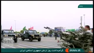 رژه نیروهای مسلح در روز ارتش