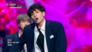 اجرای آهنگ Dionysus از BTS در Music Bank