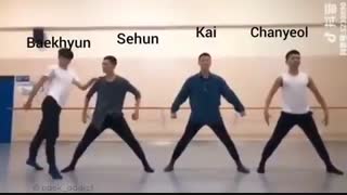 ادای چانیول و کای و سهون و بکیهونو درمیارن خخخخخخخ