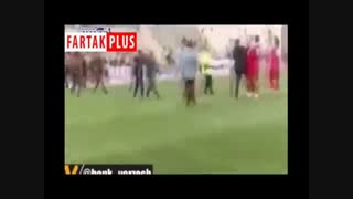 درگیری تماشاگران بعد از بازی تراکتورسازی و پیکان