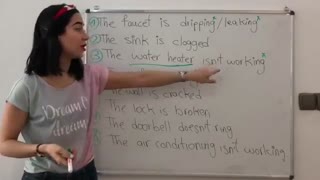 آموزش مکالمه زبان انگلیسی | مشکلات تاسیساتی در منزل(جملات کاربردی) - فرازبان