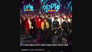 دنس BTS و EXO با PSY