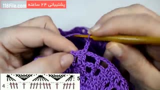 آموزش بافت سارافون بافتنی برای نوزاد