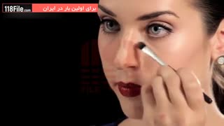 ترفندهای گریم بینی-نازک نشان دادن بینی