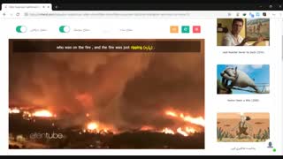 یادگیری زبان با الن شو - Ellen Surprises California Firefighter Who Lost His Home