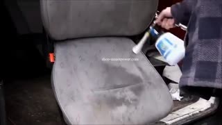 شستن صندلی ماشین با تفنگی صفرشویی تورنادور