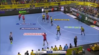 دیدار تیم های هندبال  رین نکار لوئن و فلنزبورگ در بوندسلیگای آلمان2018/19