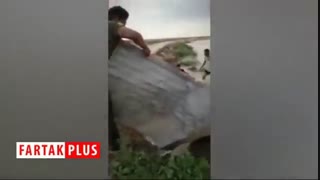 پتروس‌های فداکار خوزستانی مانع ورود سیل به مزارع شدند