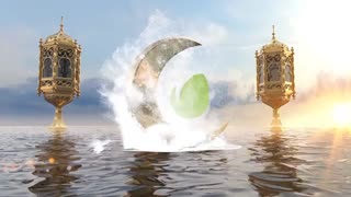 پروژه آماده افتر افکت نمایش لوگو برای ماه مبارک رمضان - Ramadan On The Ocean Logo