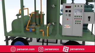 حذف آب و ذرات از روغن صنعتی