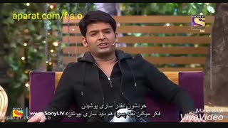 ساری پوشیدن هرتیک روشن در برنامه کاپیل شرما