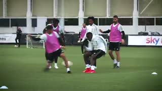 تمرین یوونتوس پیش از دیدار با اینترمیلان