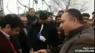 دعوای رائفی پور و رئیس دانشگاه کشاورزی و اجازه ندادن به رائفی پوربرای ورود و مشاجره لفظی