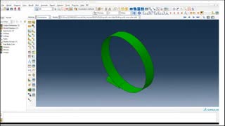 شبیهسازی فرایند نورد با یک غلتک در ABAQUS