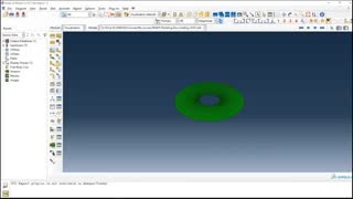 شبیهسازی فرایند چرخش DVD در ABAQUS