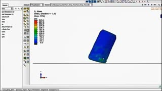 شبیهسازی سقوط قوطی نوشابه در فضای لاگرانژی در ABAQUS