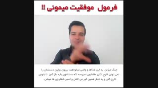 فرمول موفقیت به رسم میمونی میدونید  چیست؟!!