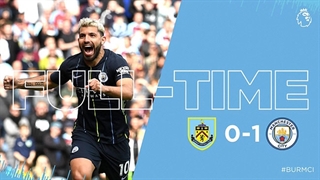 خلاصه دیدار برنلی 0_1 منچسترسیتی ( هفتۀ سی‌وششم لیگ برتر انگلیس )