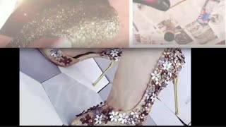 چسباندن اکلیل به کفش