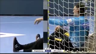 دیدار تیم های هندبال ماگدبورگ و  رین نکار لوئن در بوندسلیگای آلمان2018/19