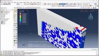 شبیهسازی حرکت آب درون فلاش تانک در ABAQUS