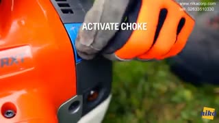 نحوه استارت دستگاه علف زن