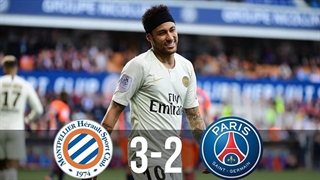 خلاصه دیدار مون‌پلیه 3_2 پاری‌سن‌ژرمن ( هفتۀ سی‌وپنجم لیگ فرانسه )