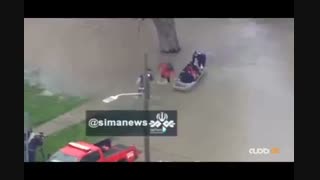 سیل در دیترویت آمریکا