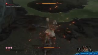 مبارزه با مینی باس Snake Eyes Shirahagi  در Sekiro Shadows Die Twice